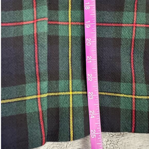 Sandro Paris Dark Green Plaid Wool Blend Double Breasted Blazer Size 36 … - Picture 8 of 11